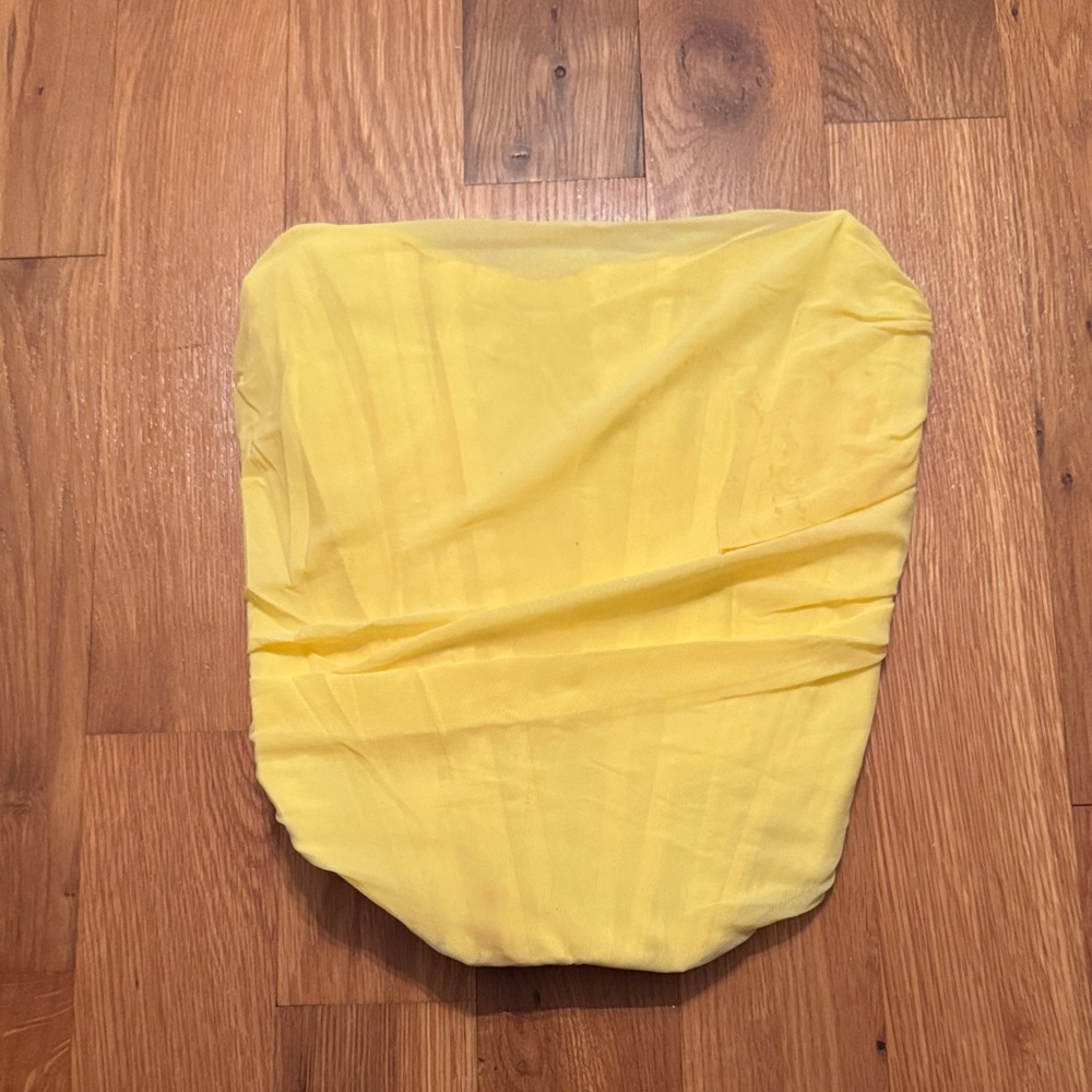 Bright Yellow Corset Top